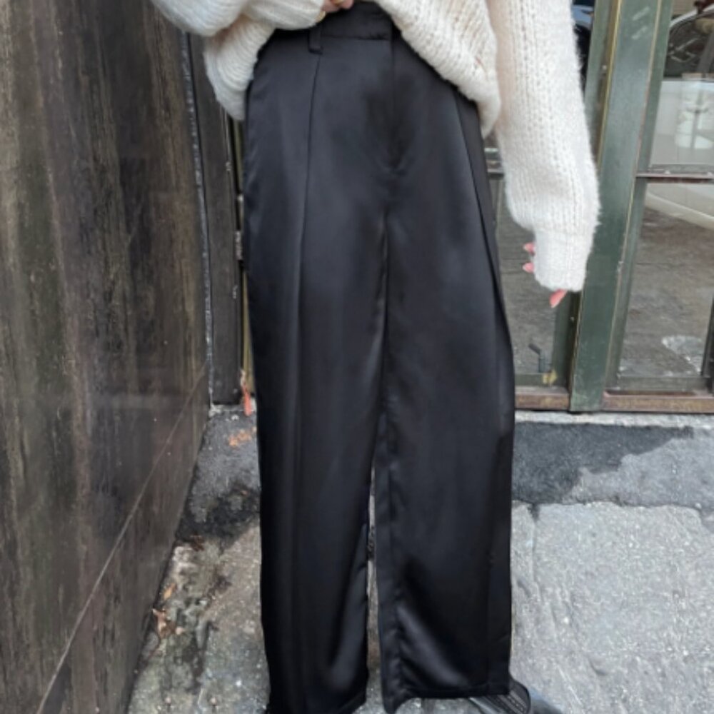 Oak + Fort Satin Pant